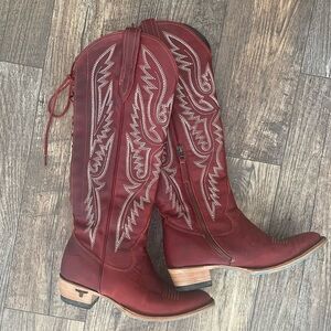 LANE MONICA COWBOY BOOTS SIZE 8